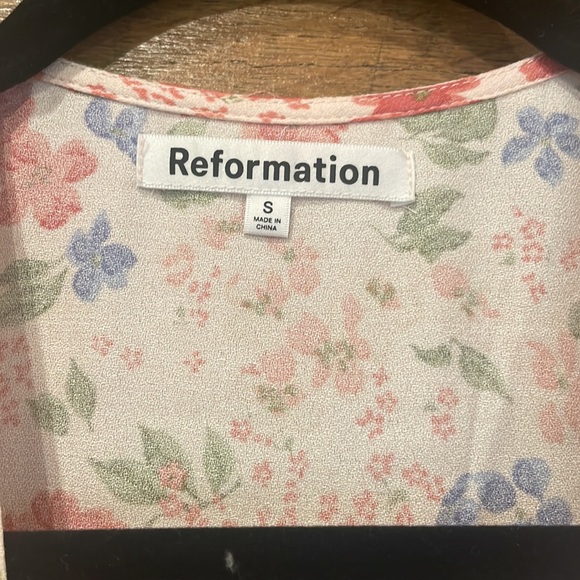 NWT Size Small Reformation Laurent Wrap Dress - Picture 3 of 11